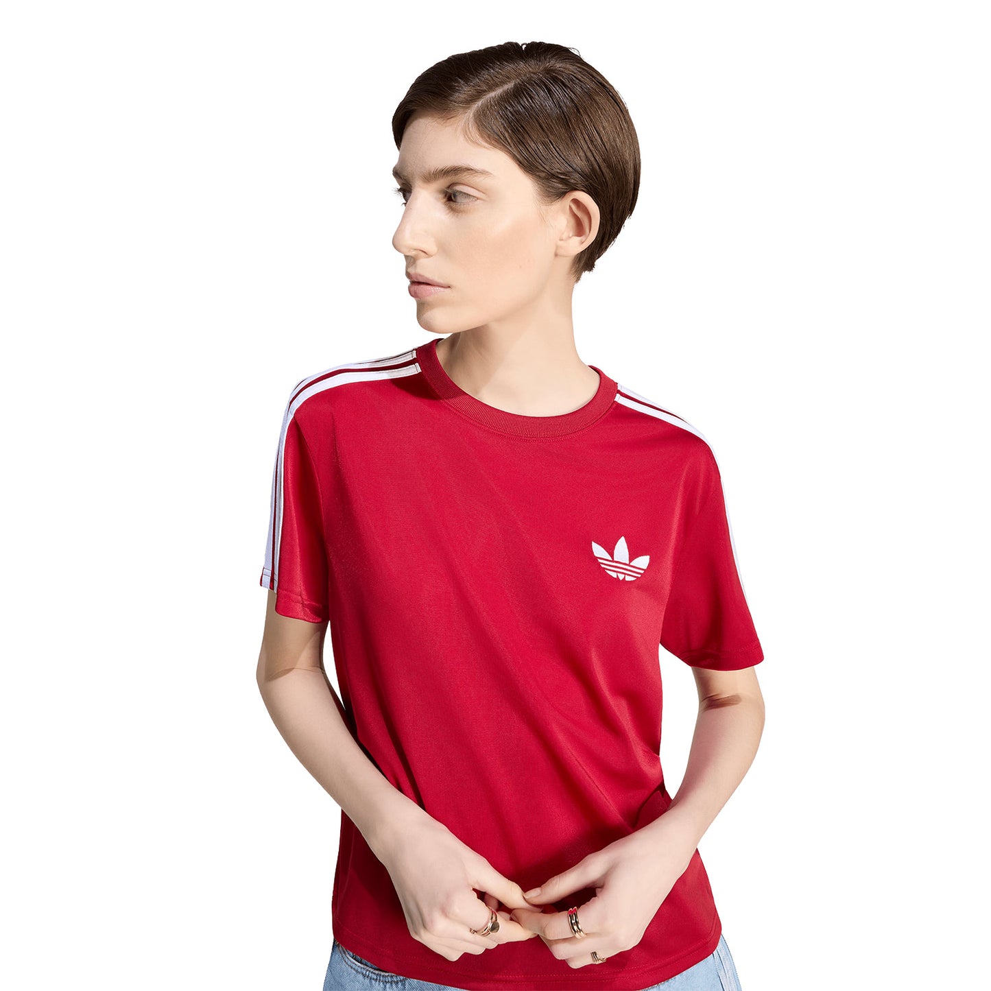 Adidas Originals FB Tee Team Victory Red/White  - KS4802