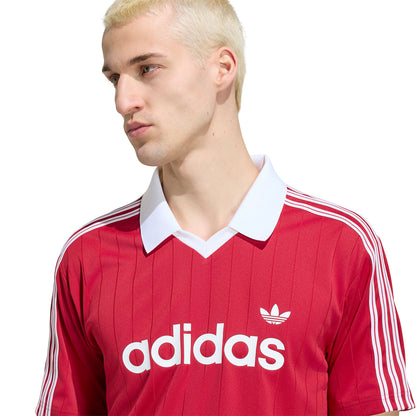 Adidas Originals Pinstripe Jersey Team Victory Red/White  - KS7455