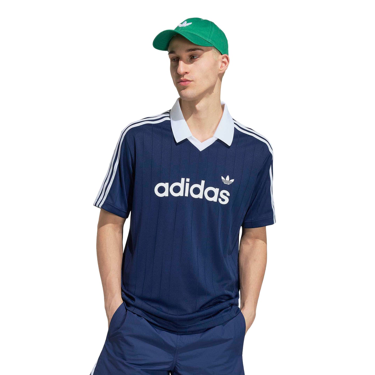 Adidas Originals Pinstripe Jersey Night Indigo/White  - KS7456