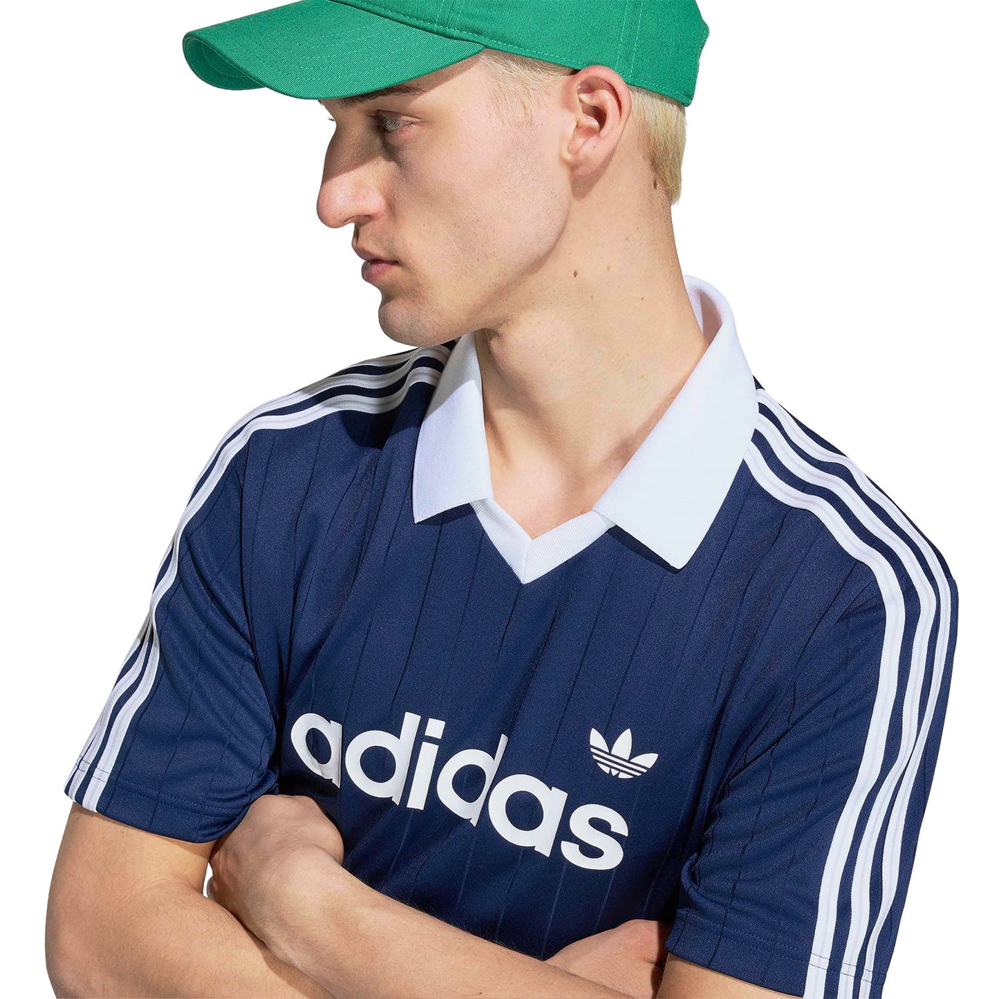Adidas Originals Pinstripe Jersey Night Indigo/White  - KS7456