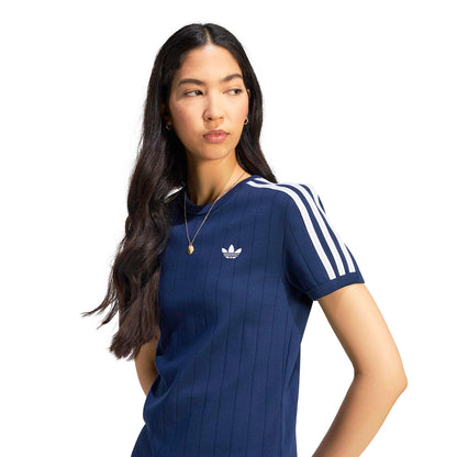 Adidas Originals PStripe SS Tee Night Indigo/White/Grey Two  - KS9992