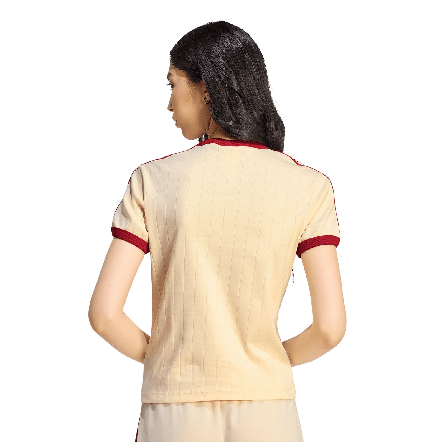 Adidas Originals PStripe SS Tee Warm Vanilla  - KS9994
