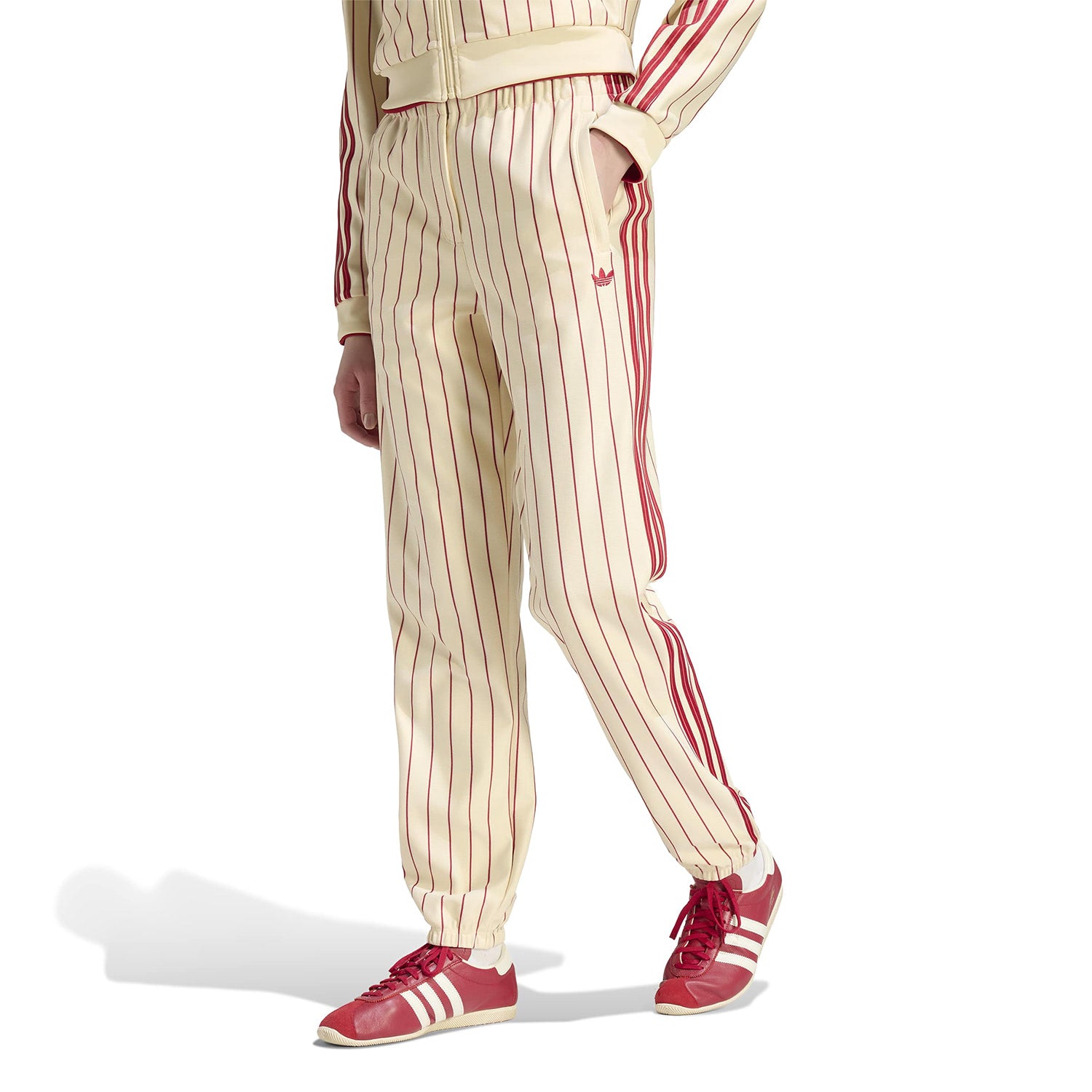Adidas Originals Pinstripe TP Warm Vanilla/Team Victory Red  - KT1851