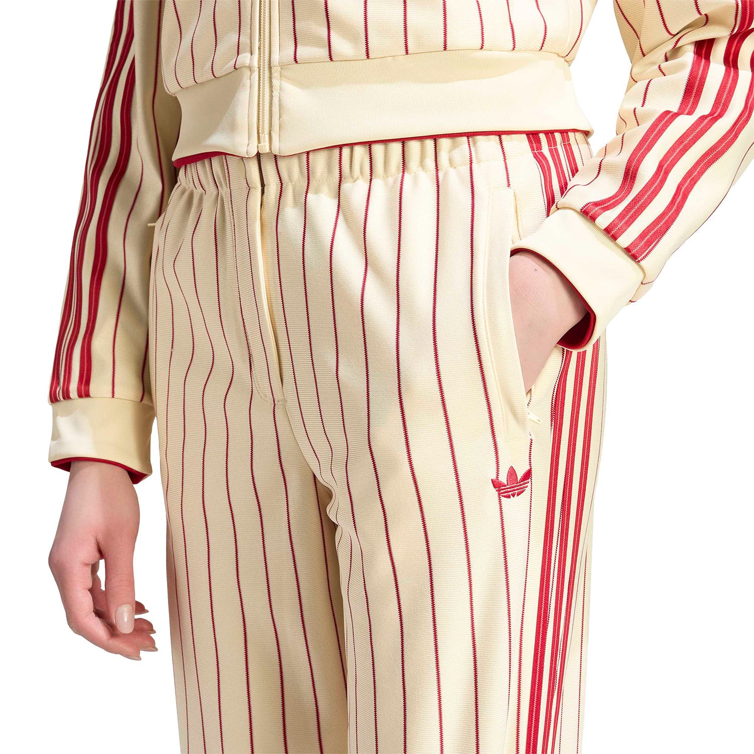 Adidas Originals Pinstripe TP Warm Vanilla/Team Victory Red  - KT1851