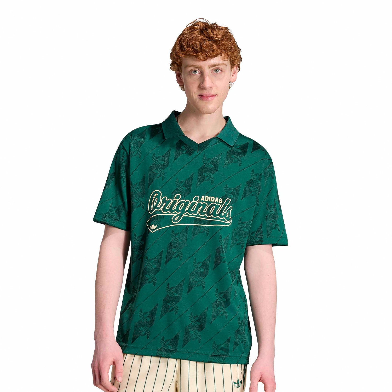 Adidas Originals Jacquard Jersey Collegiate Green  - KT4286