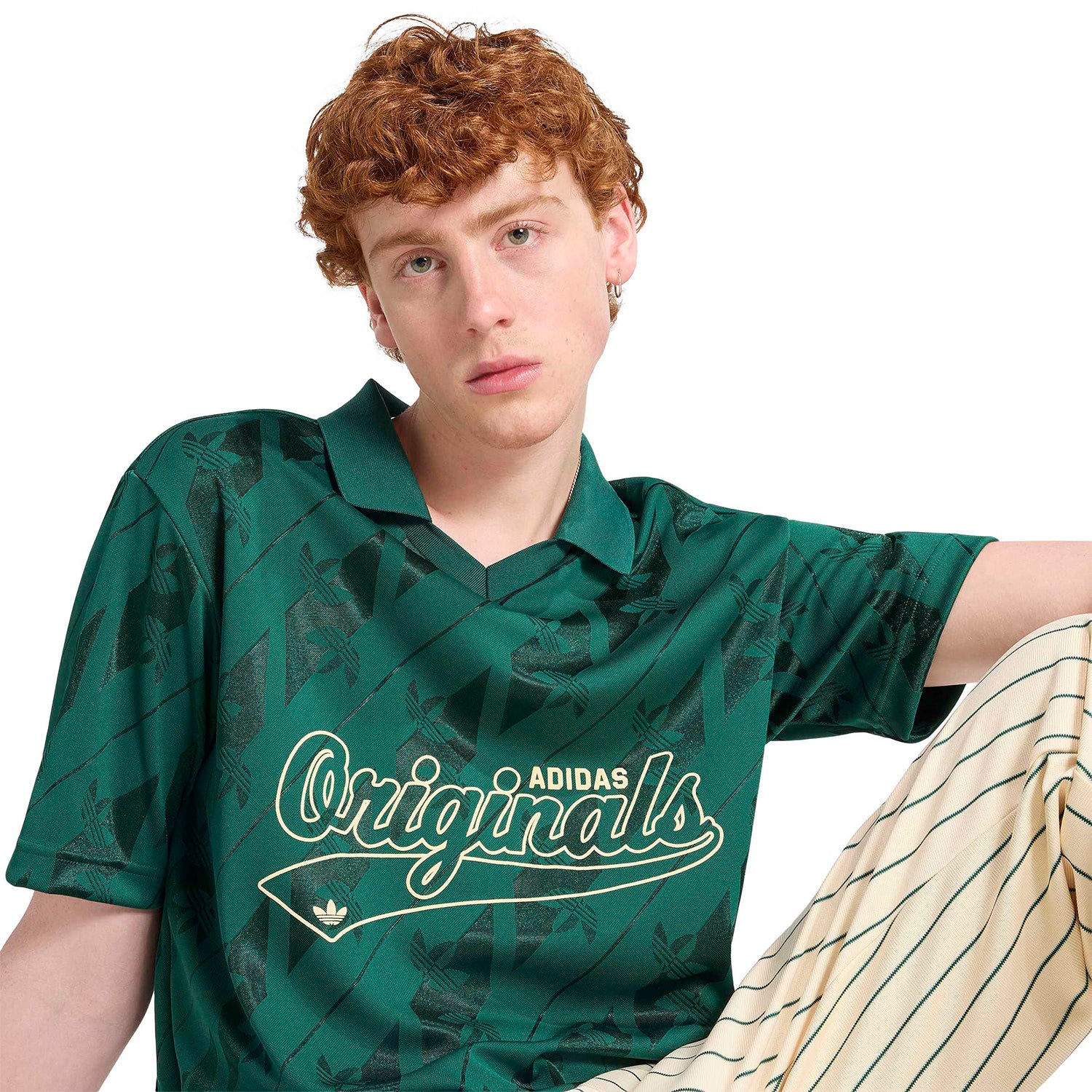Adidas Originals Jacquard Jersey Collegiate Green  - KT4286
