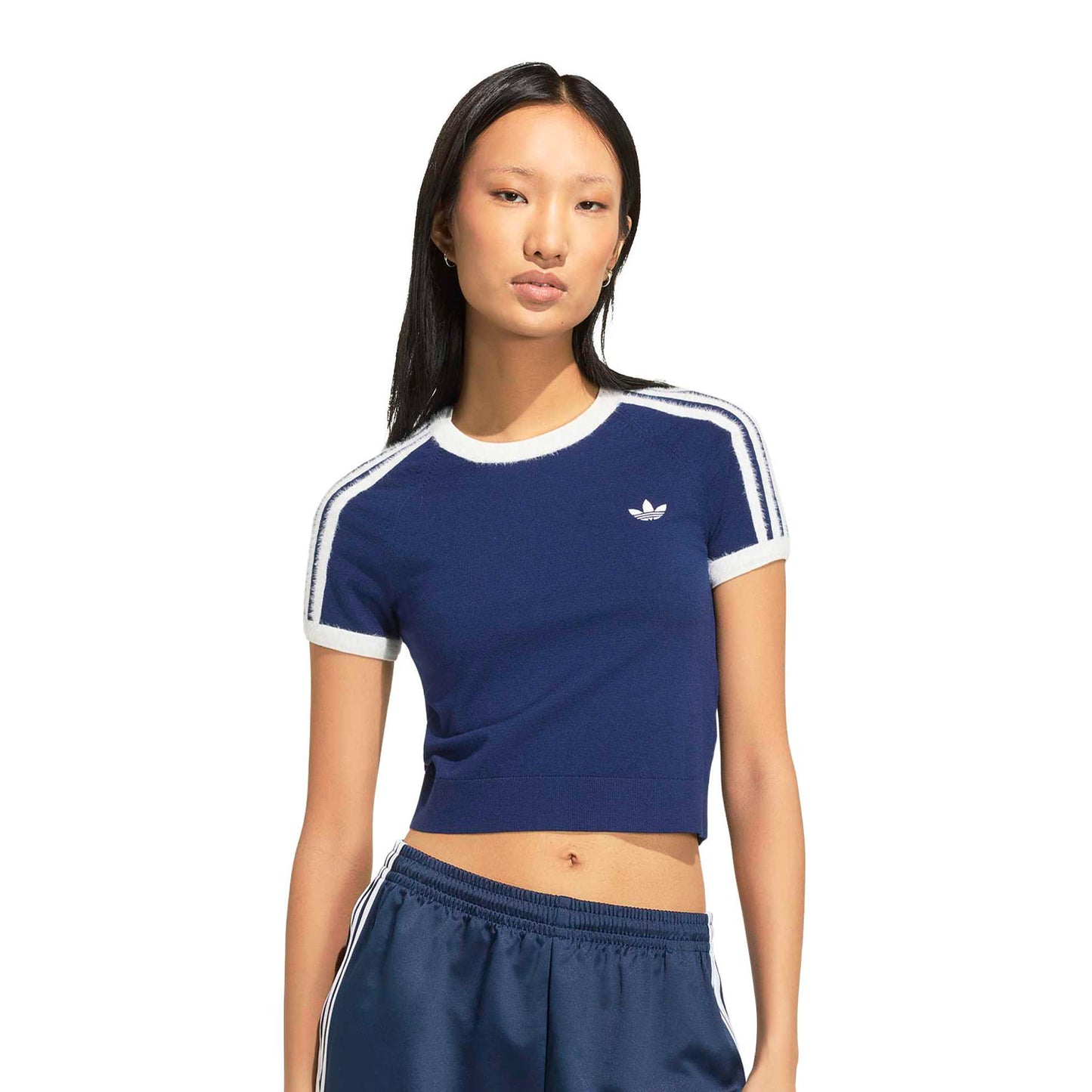 Adidas Originals Knit Tee Dark Blue/White  - KW2606