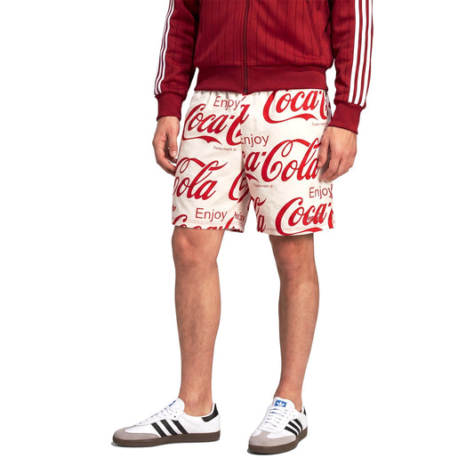 Adidas Originals Coca-Cola Sprint Short White/Vivid Red  - KY2113