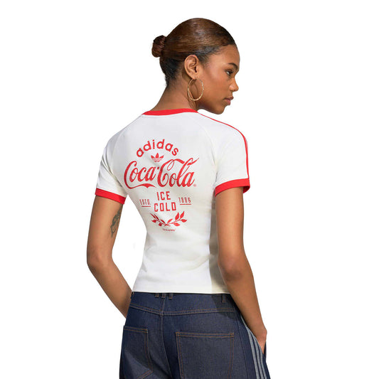 Adidas Originals Coca-Cola 3 Stripes Tee Core White  - KY7559