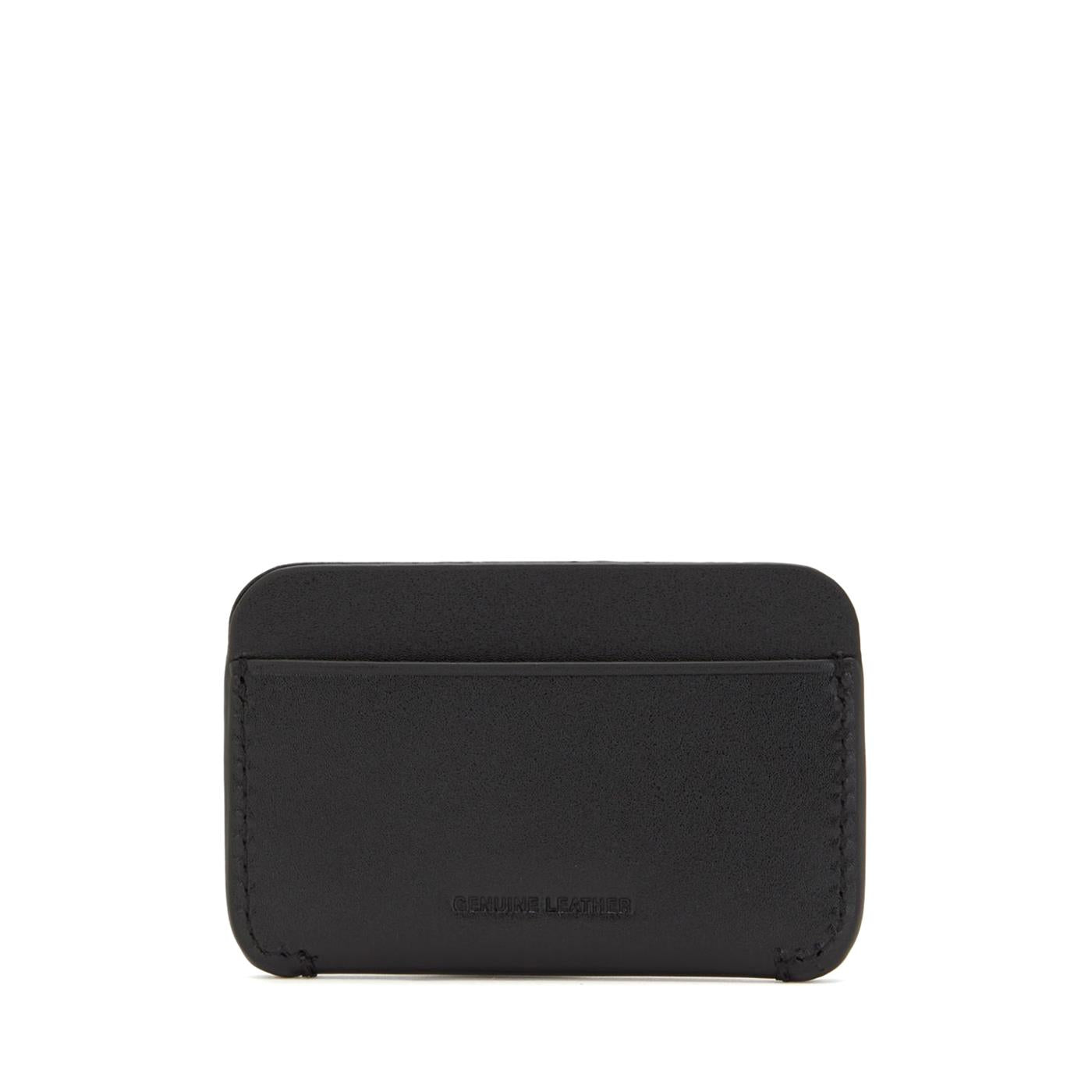 Fred Perry Burnished Leather Cardholder Black  - L4334-102