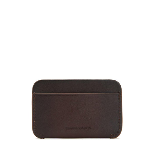 Fred Perry Burnished Leather Cardholder Oxblood  - L4334-158