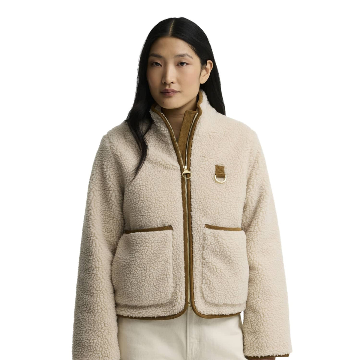 Barbour Elenora Casual Fleece Jacket Ecru  - LCA0427CR11
