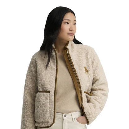 Barbour Elenora Casual Fleece Jacket Ecru  - LCA0427CR11