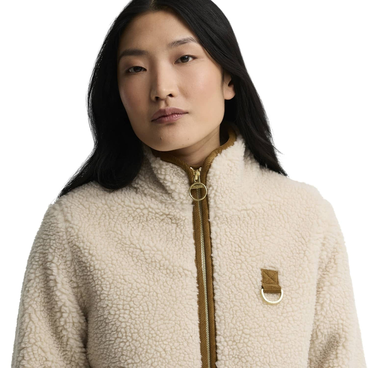 Barbour Elenora Casual Fleece Jacket Ecru  - LCA0427CR11