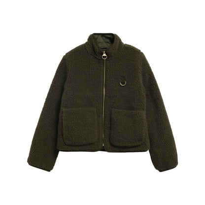 Barbour Elenora Casual Fleece Jacket Olive  - LCA0427OL51