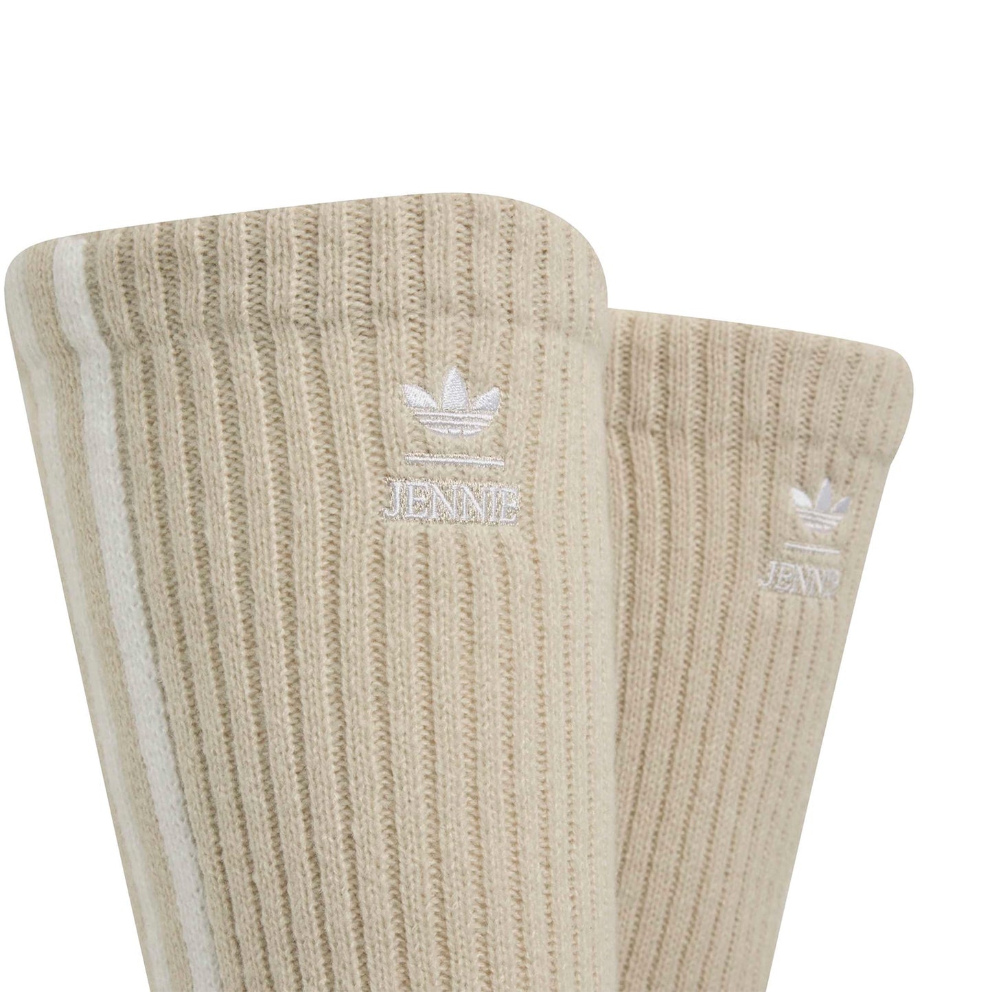 Adidas Originals x Jennie Leg Warmers Clear Brown/White  - LD4293