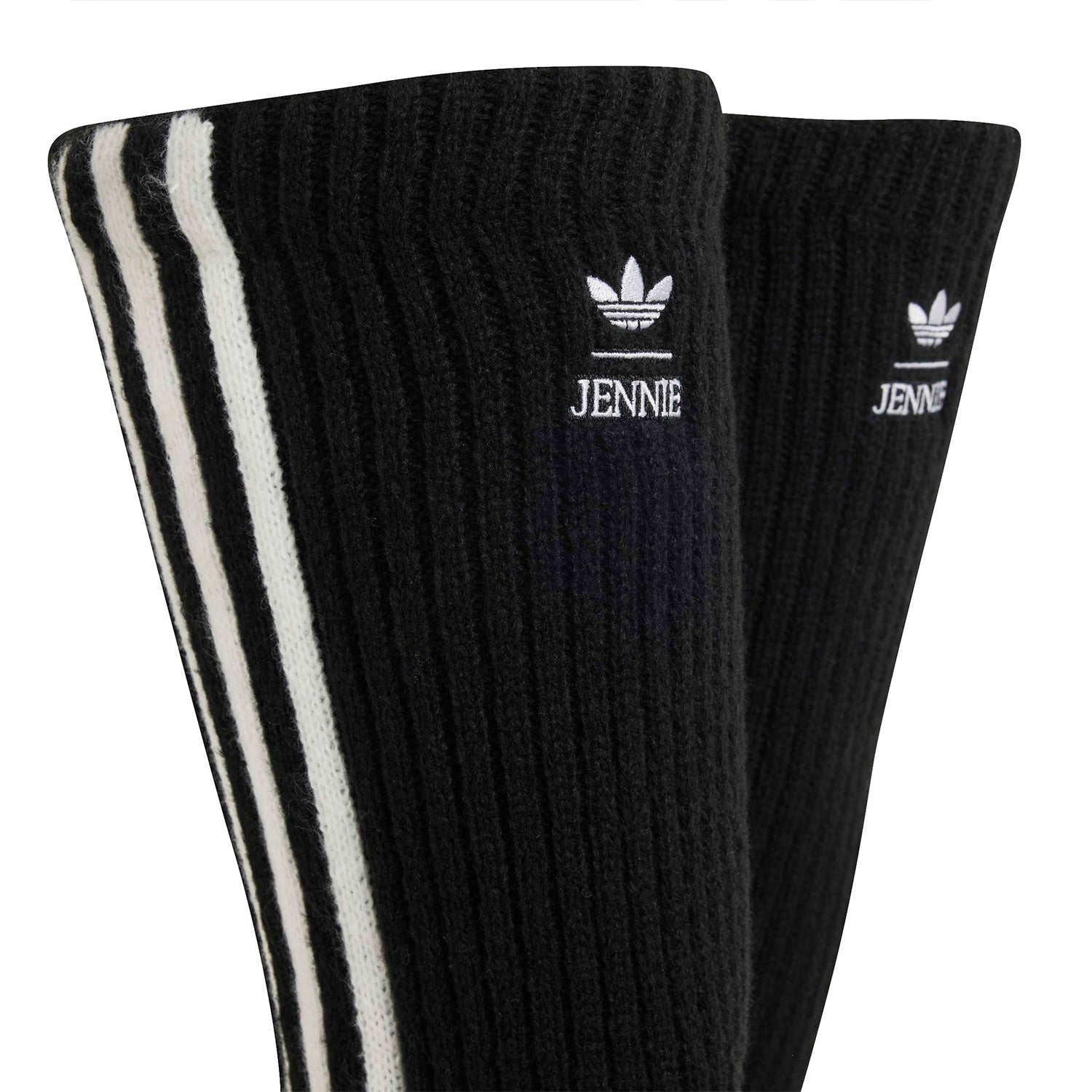 Adidas Originals x Jennie Leg Warmers Clear Black/White  - LD4843
