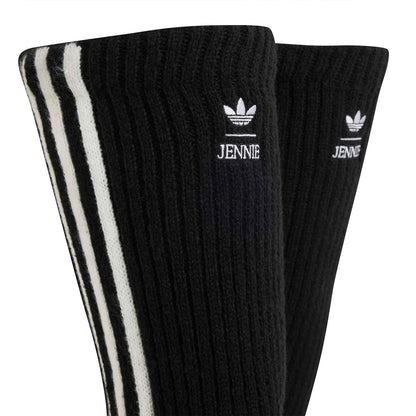 Adidas Originals x Jennie Leg Warmers Clear Black/White  - LD4843