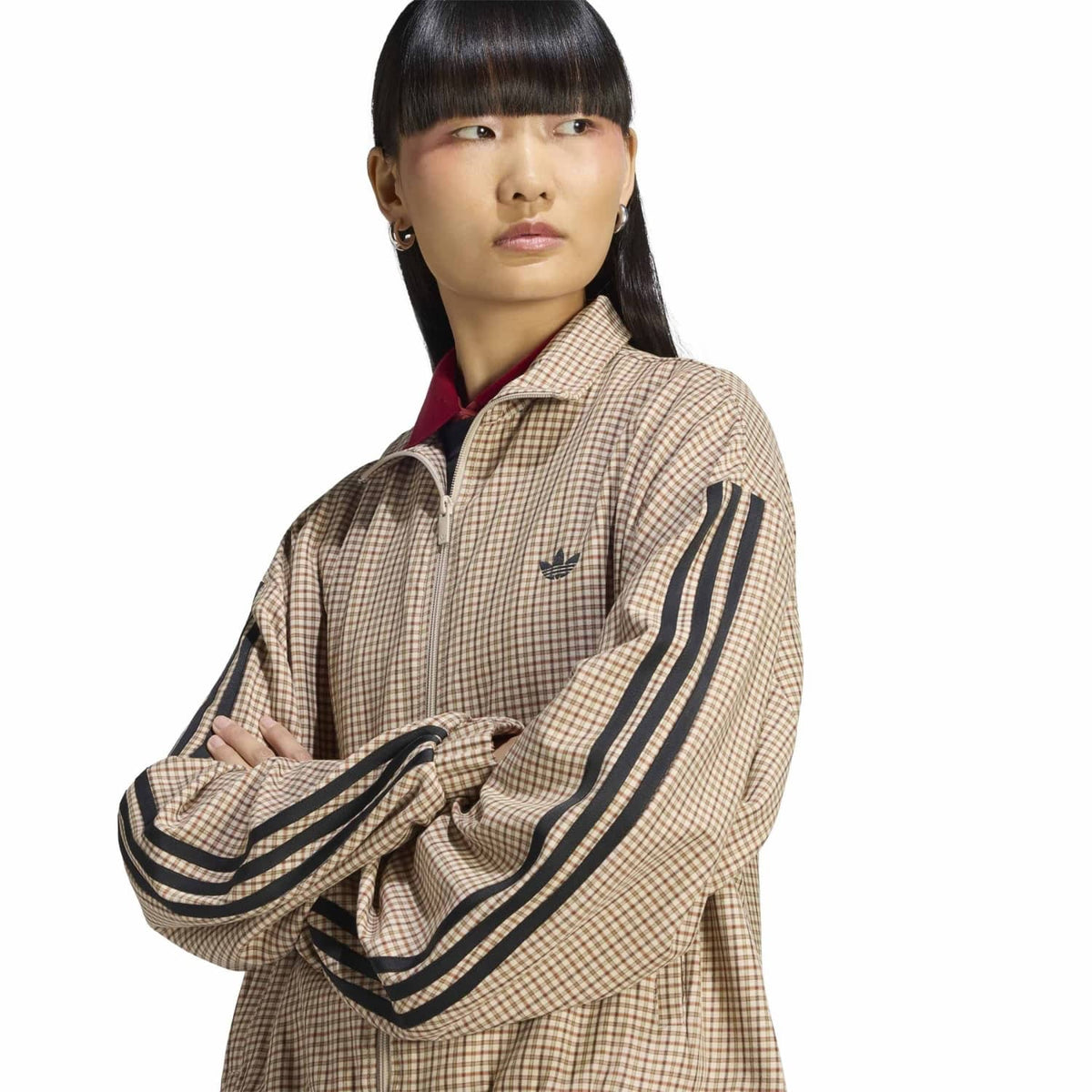 Adidas Originals Checks TT Crystal Linen/Aurora Coffee  - LE8307
