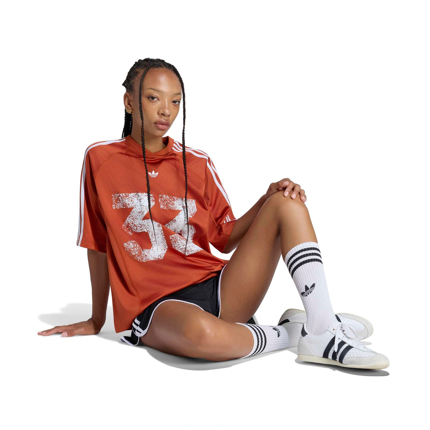 Adidas Originals Jersey Top Vermillion  - LE8314