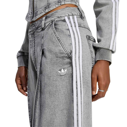 Adidas Originals Denim WL Pants Washed Grey Denim  - LF3777
