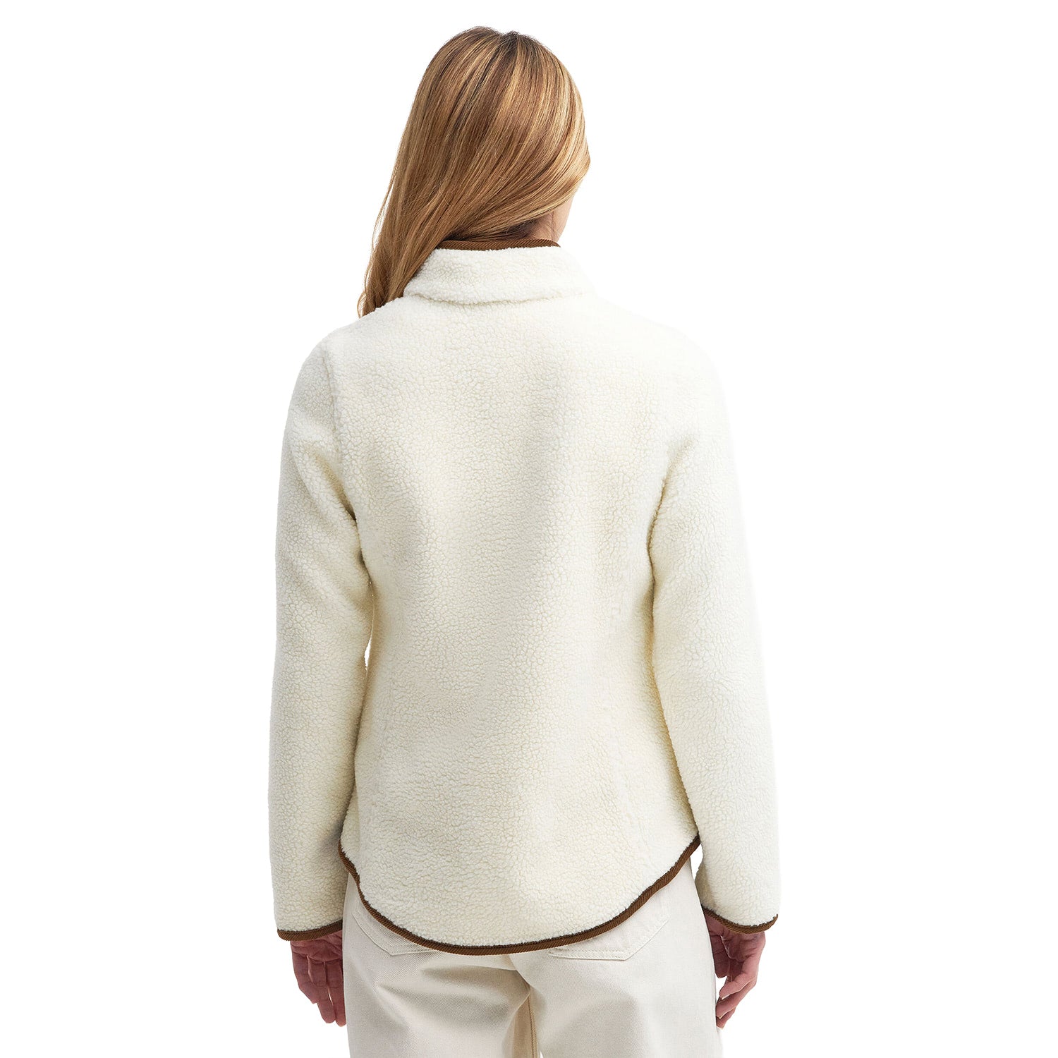 Barbour Lavenham Fleece Winter Pearl/Classic  - LFL0056CR11