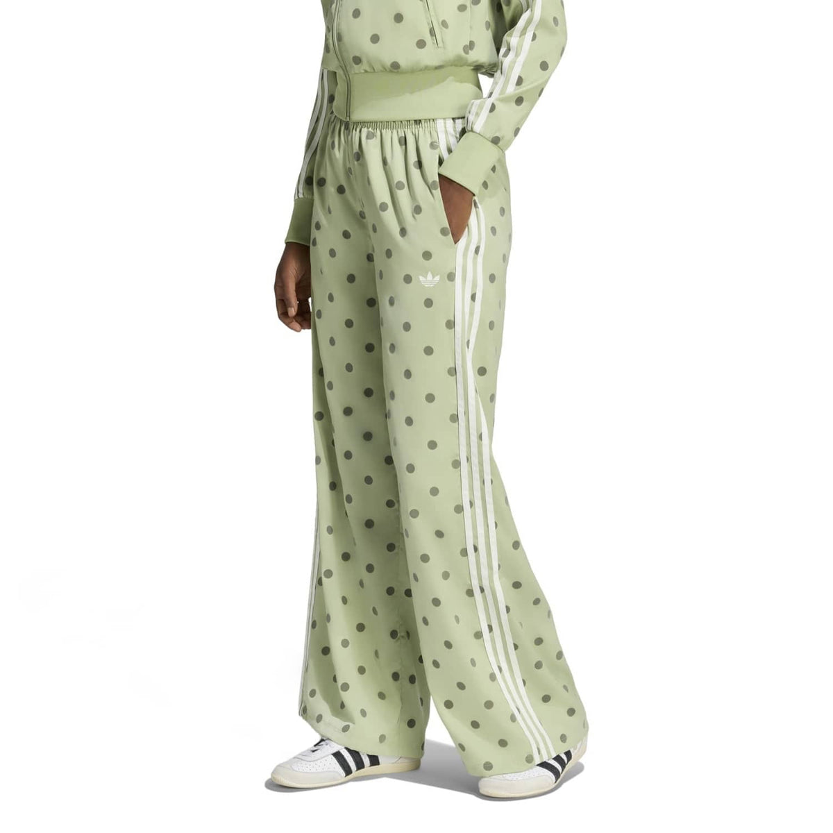 Adidas Originals Wide Leg Pants Magic Lime  - LI2846
