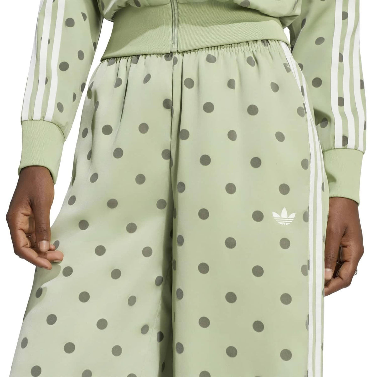 Adidas Originals Wide Leg Pants Magic Lime  - LI2846