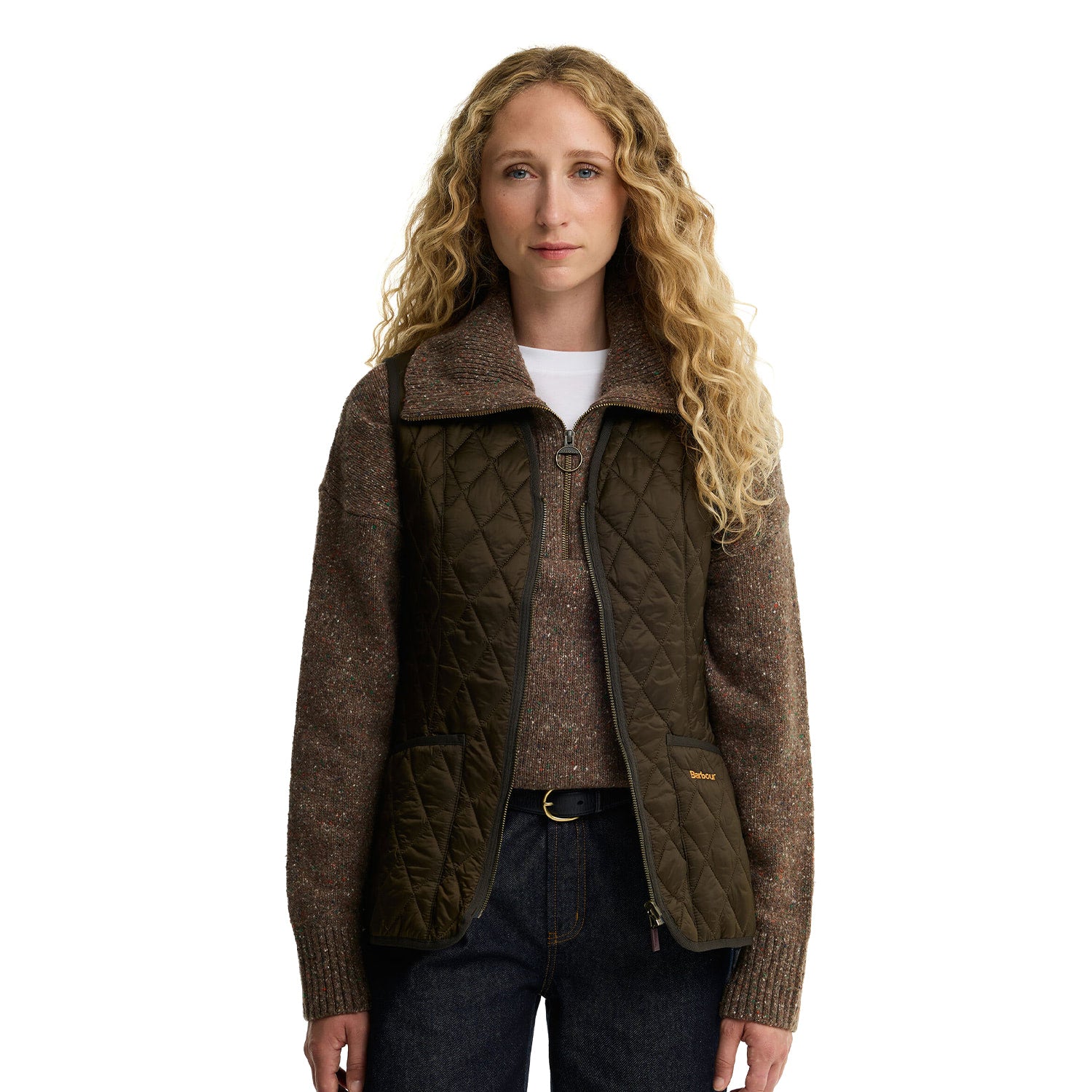 Barbour Betty Interactive Liner Dark Olive  - LLI0001OL91