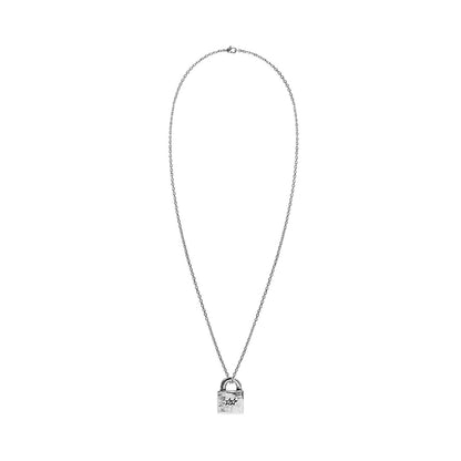 TwoJeys Closed Necklace Silver  - LOCK002
