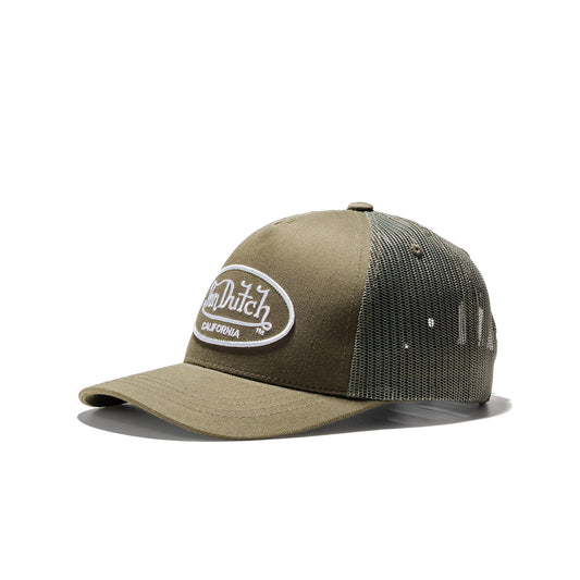 Von Dutch Trucker Cap Olive Green  - LOF-B23