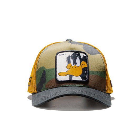 Capslab Looney Tunes Daffy Duck Cap Camo/Black/Yellow  - LOO1-DAF4