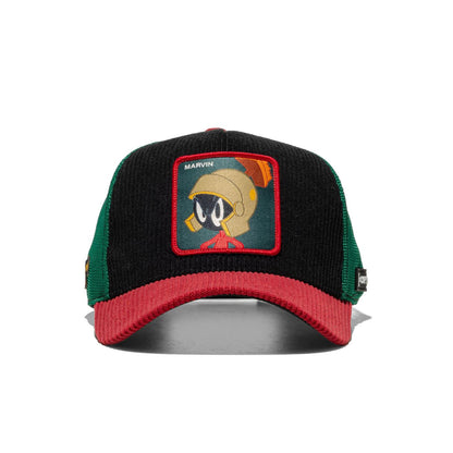 Capslab Looney Tunes Marvin Trucker Cap Black/Burgundy/Green  - LOO10_MAR