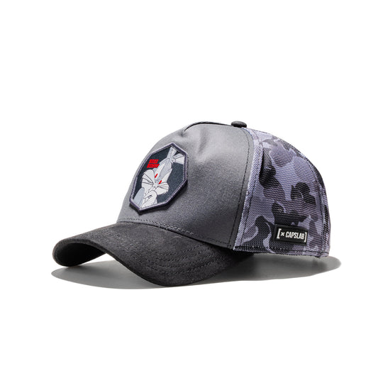 Capslab Looney Tunes Bugs Bunny Cap Grey/Black  - LOO11-BUG