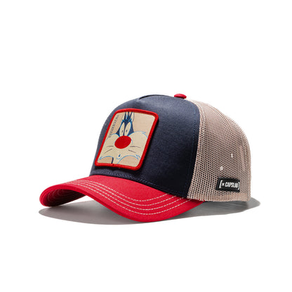 Capslab Looney Tunes Sylvester Cap Black/Red/Beige  - LOO12-CT-SYL
