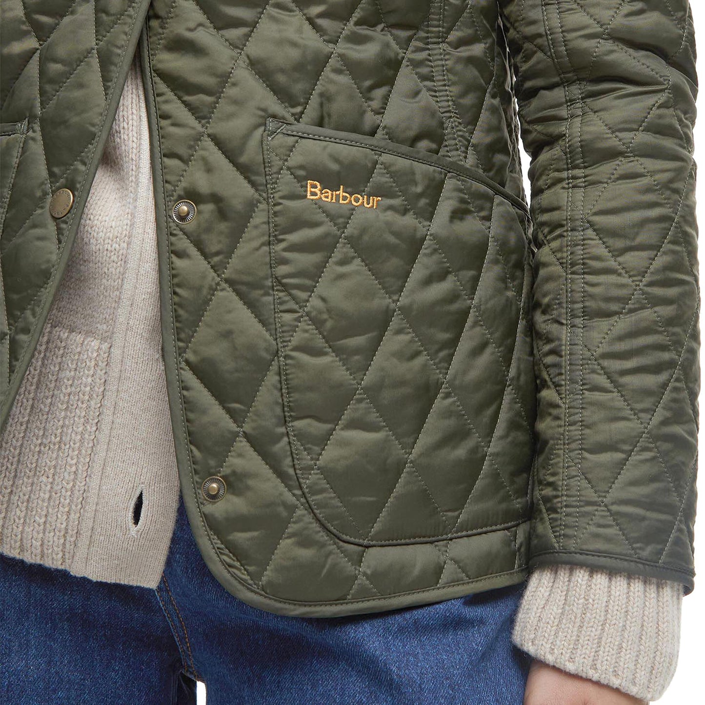 Barbour Annandale Quilted Jacket Olive  - LQU0475OL91