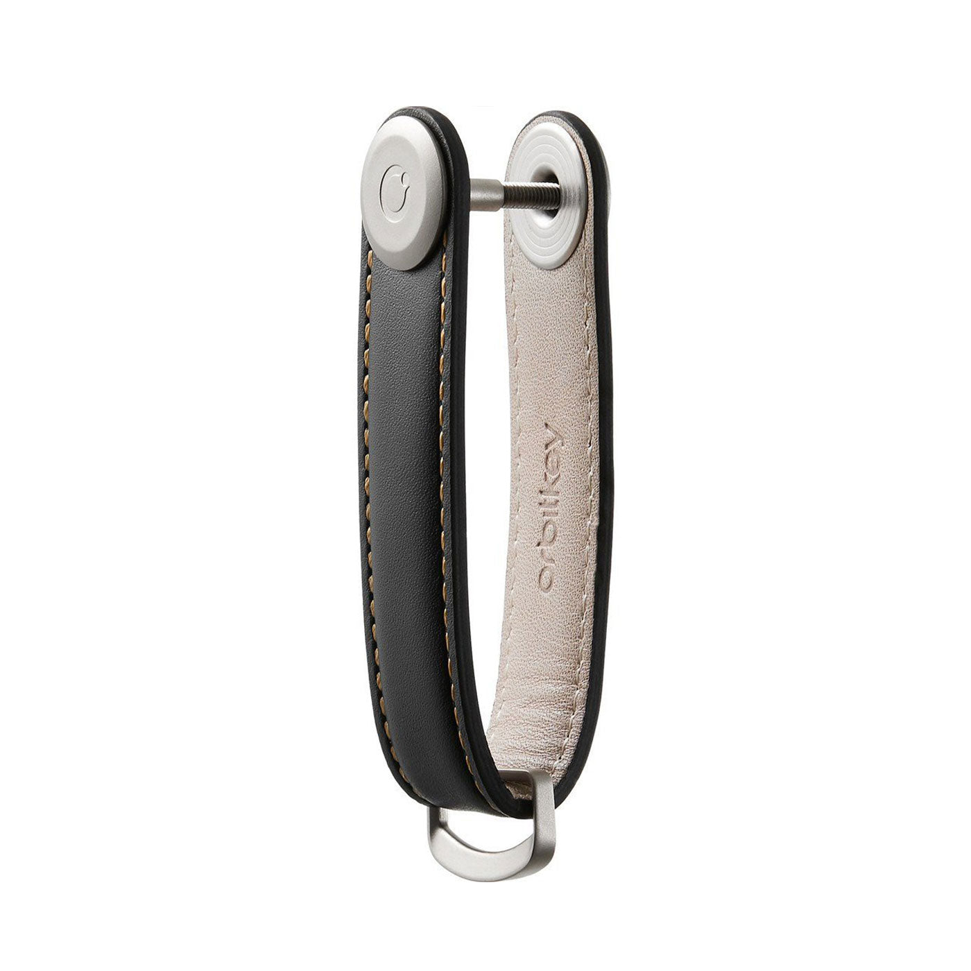 Orbitkey 2.0 Leather Black/Tan  - LTHO-2-BKTN