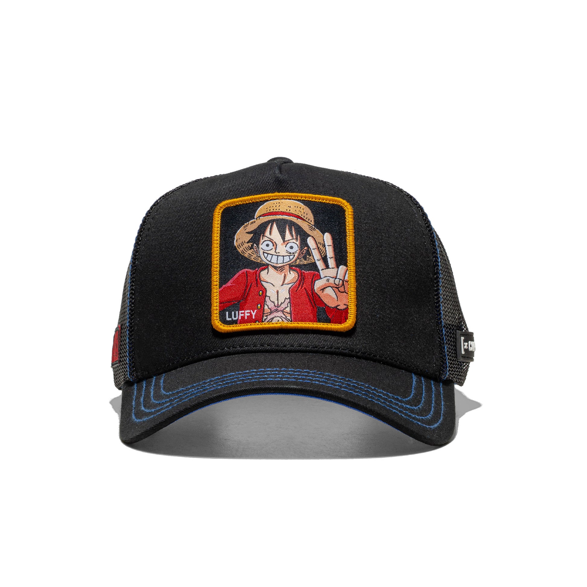 Capslab One Piece Luffy Trucker Cap Black  - LUF1