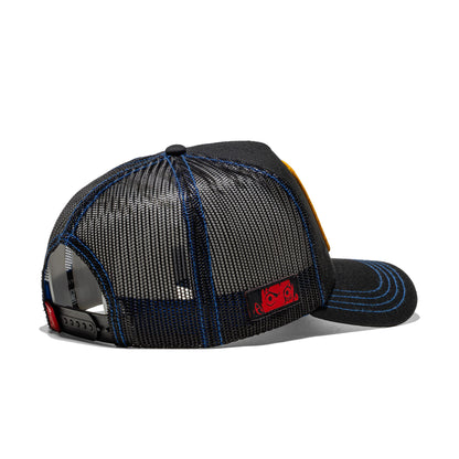 Capslab One Piece Luffy Trucker Cap Black  - LUF1
