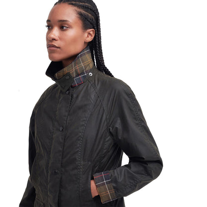 Barbour Classic Beadnell Wax Jacket Olive  - LWX0668OL71
