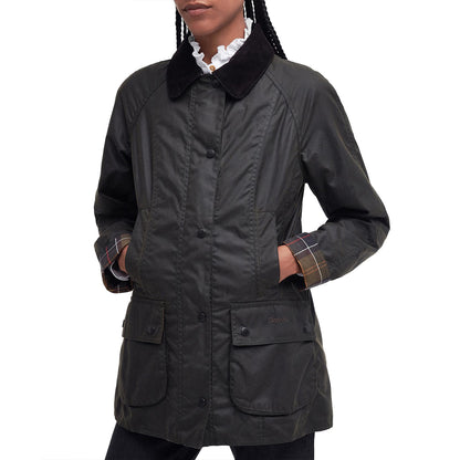Barbour Classic Beadnell Wax Jacket Olive  - LWX0668OL71