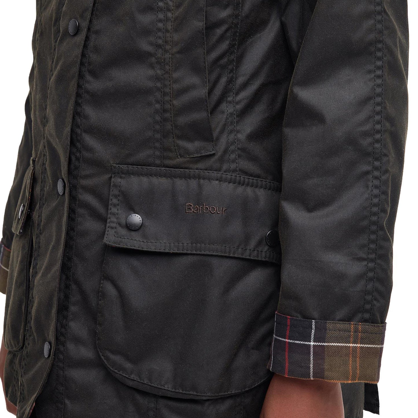 Barbour Classic Beadnell Wax Jacket Olive  - LWX0668OL71