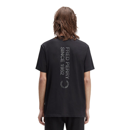 Fred Perry Bold Branding T-Shirt Black  - M1303-102