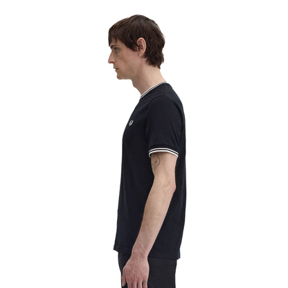 Fred Perry Twin Tipped T-Shirt Black