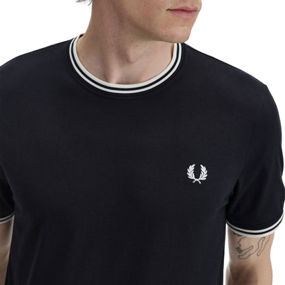 Fred Perry Twin Tipped T-Shirt Black