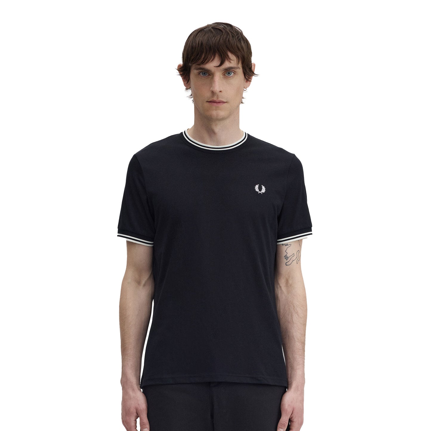 Fred Perry Twin Tipped T-Shirt Black