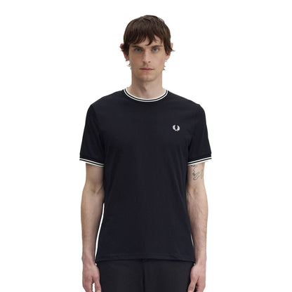 Fred Perry Twin Tipped T-Shirt Black