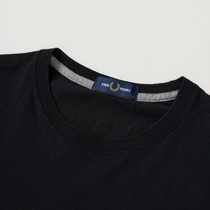 Fred Perry Crew T-Shirt Black  - M1600-102