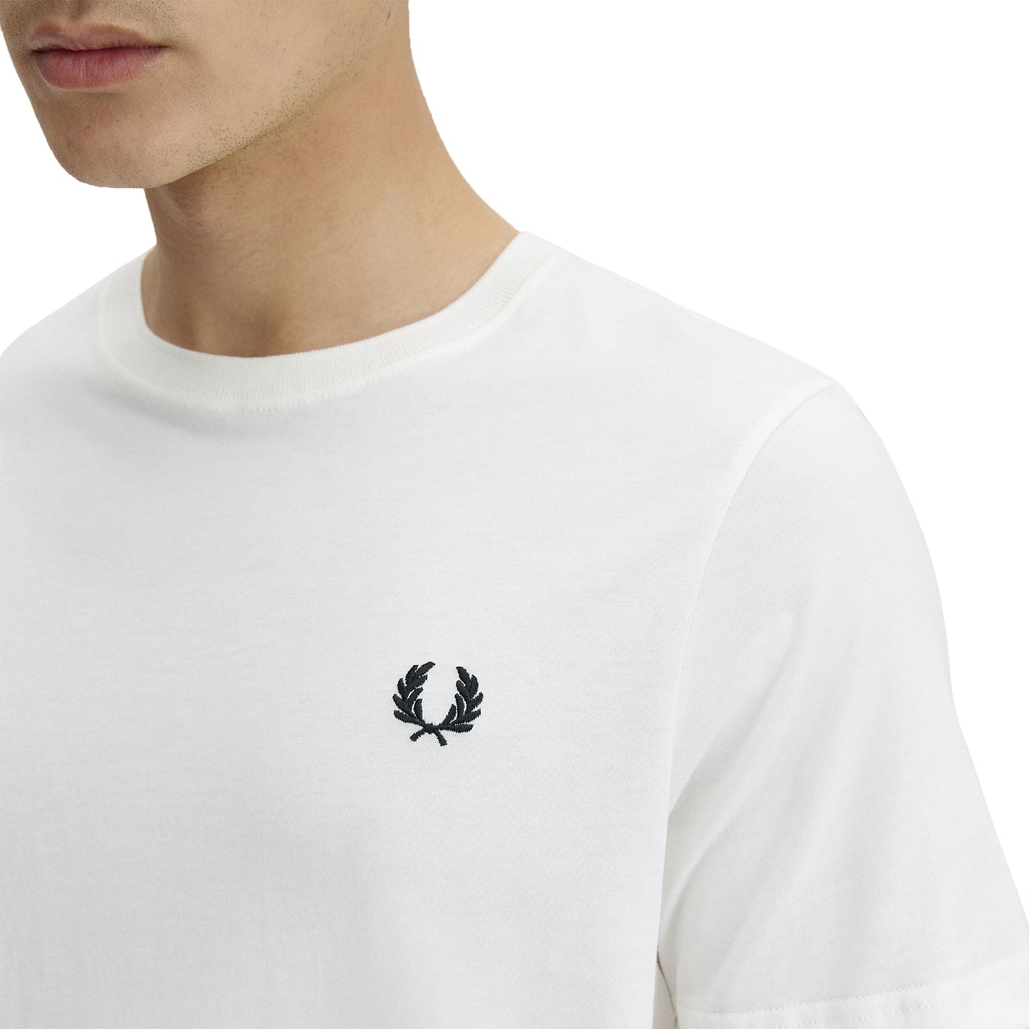 Fred Perry Crew T-Shirt Snow White