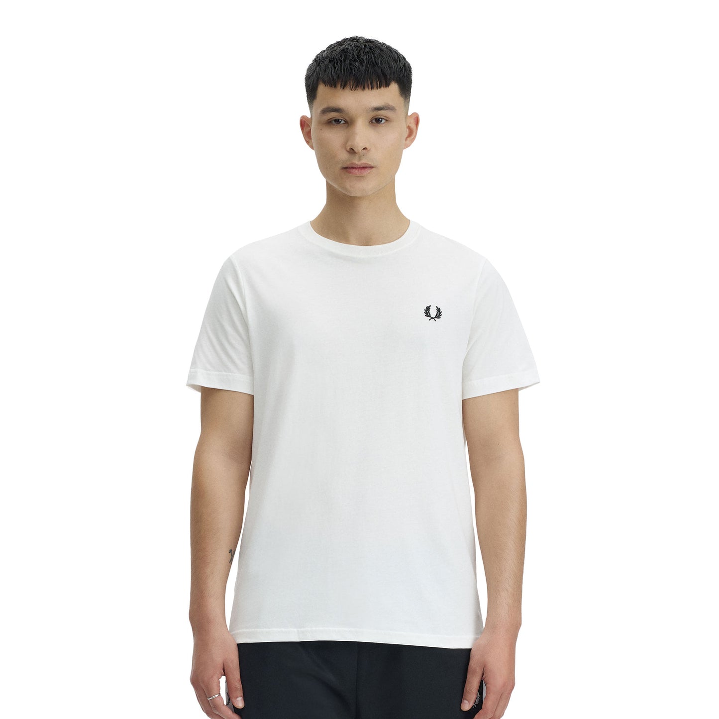 Fred Perry Crew T-Shirt Snow White